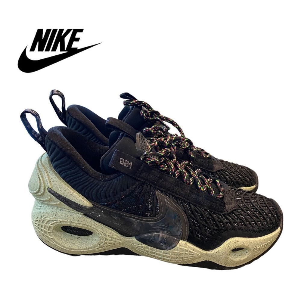 NEW Nike Cosmic Unity Black / Black-Barely Volt Tennis Shoes Sneakers 5.5